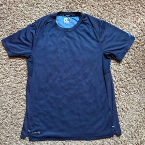 Men’ Russell Athletic Dri-Fit Tee; Blue; Size M (38/40)